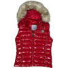 Moncler Women's Fur Vest - Red